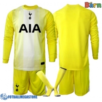 Fotballdrakt Barn Tottenham Hotspur Keeper Tredjedraktsett 2025-26 Langermet (+ Korte bukser)